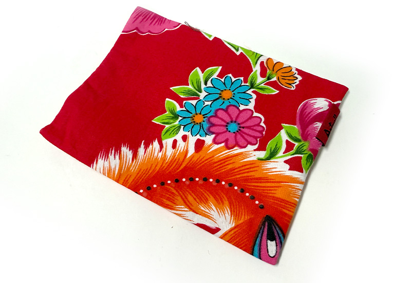 台灣花布 面紙套-大紅色 花布面紙套 花布面紙包